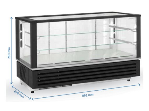 RG 1200 - Espositore orizzontale refrigerato da banco